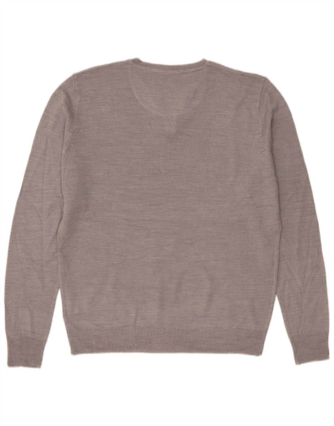Pierre Cardin Herren-Pullover mit Rundhalsausschnitt, mittelgraues Acryl