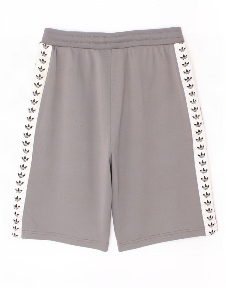 Adidas Jungen Graphic Sport Shorts 13–14 Jahre Graues Colourblock-Polyester