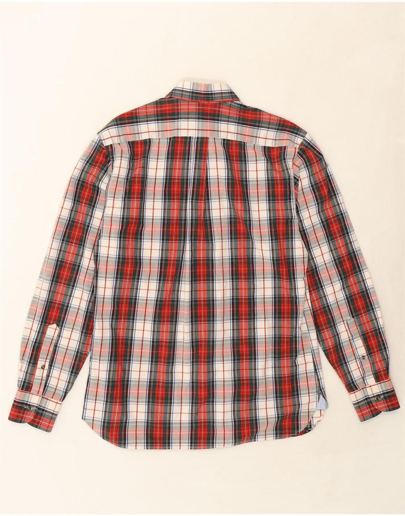 HACKETT Mens Shirt Medium Red Check Cotton Vintage Hackett and Second-Hand Hackett from Messina Hembry 