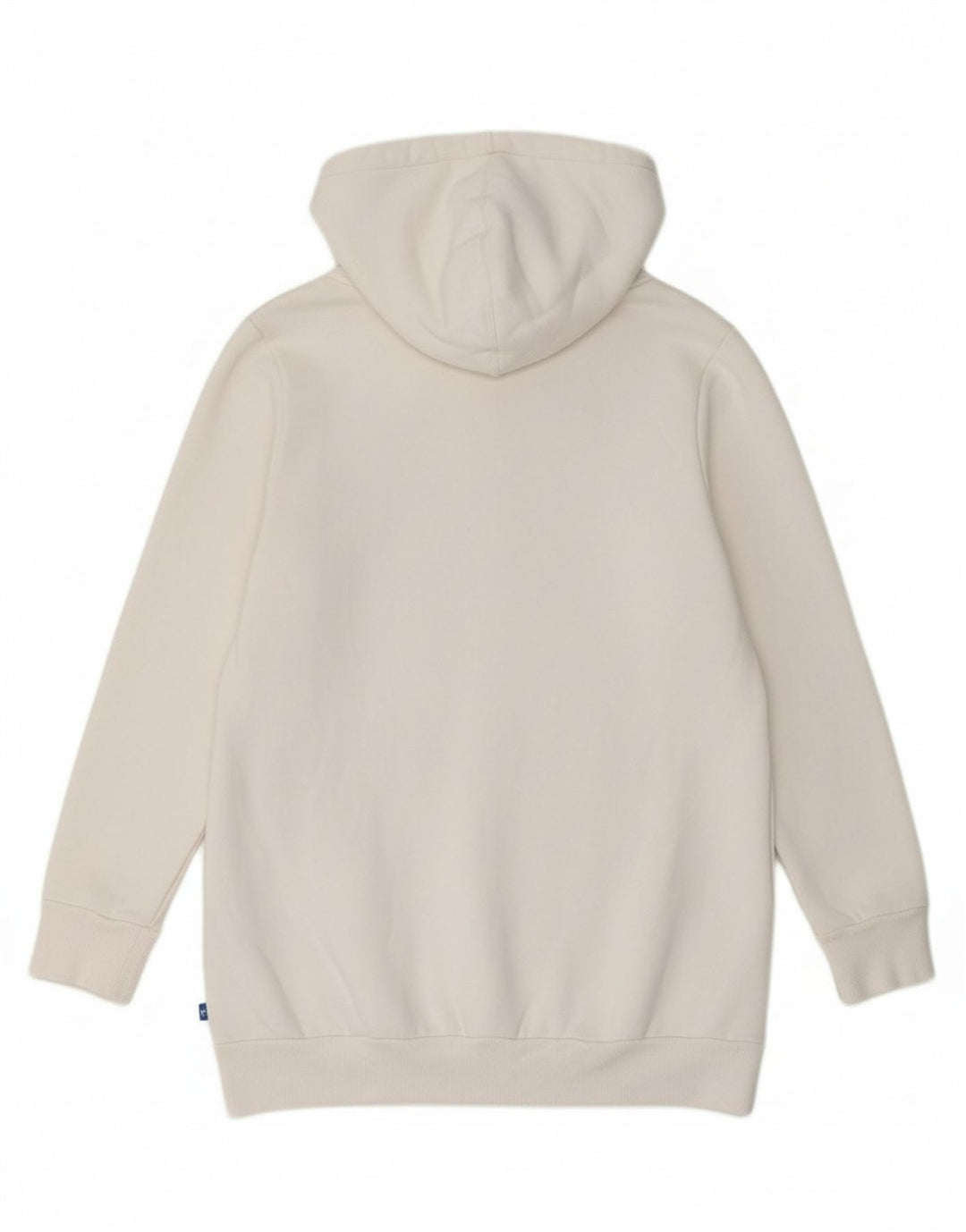 ADIDAS Womens Loose Fit Graphic Hoodie Jumper EU 42 Medium White Polyester