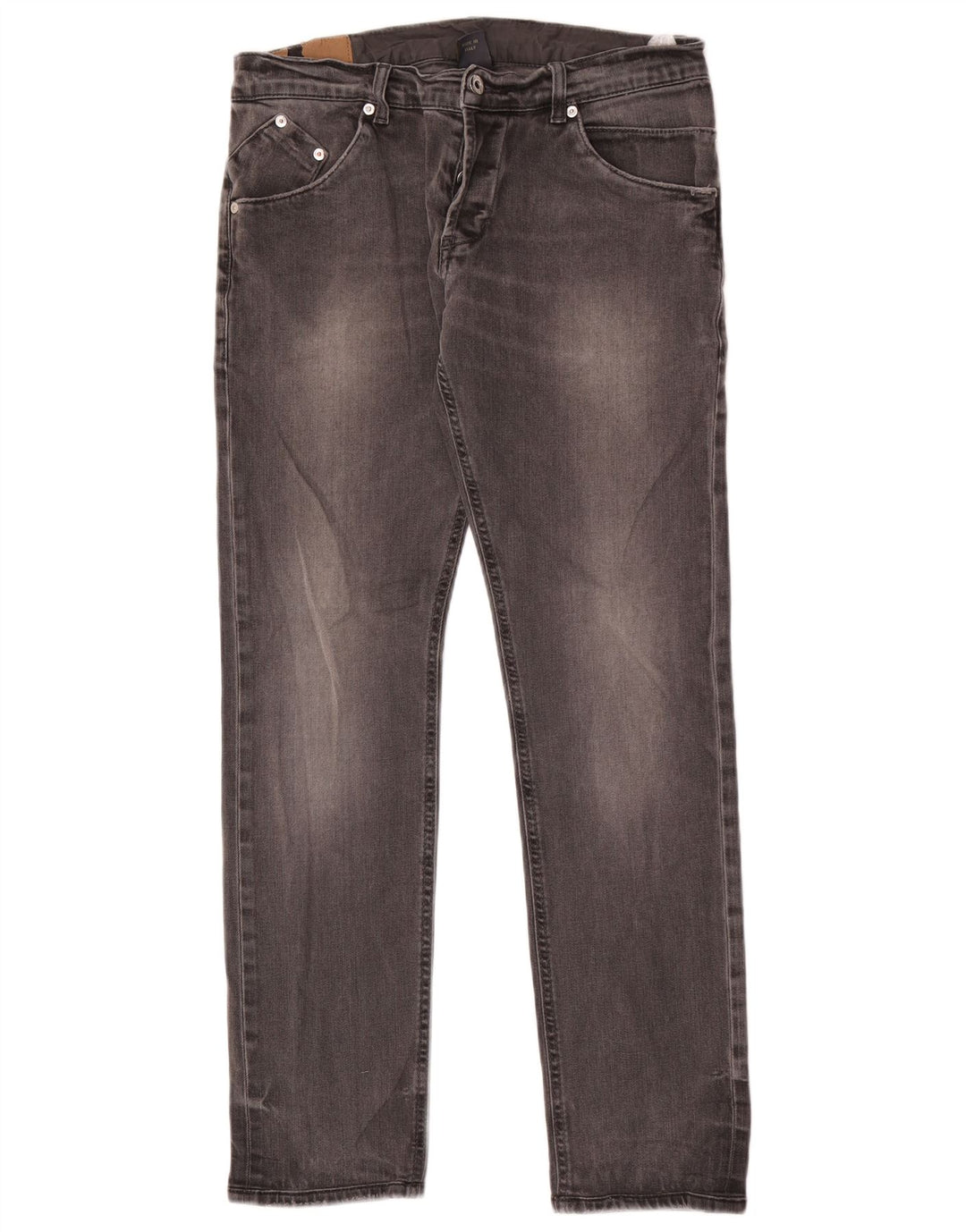 Dondup Herren Straight Jeans W34 L31 Grau