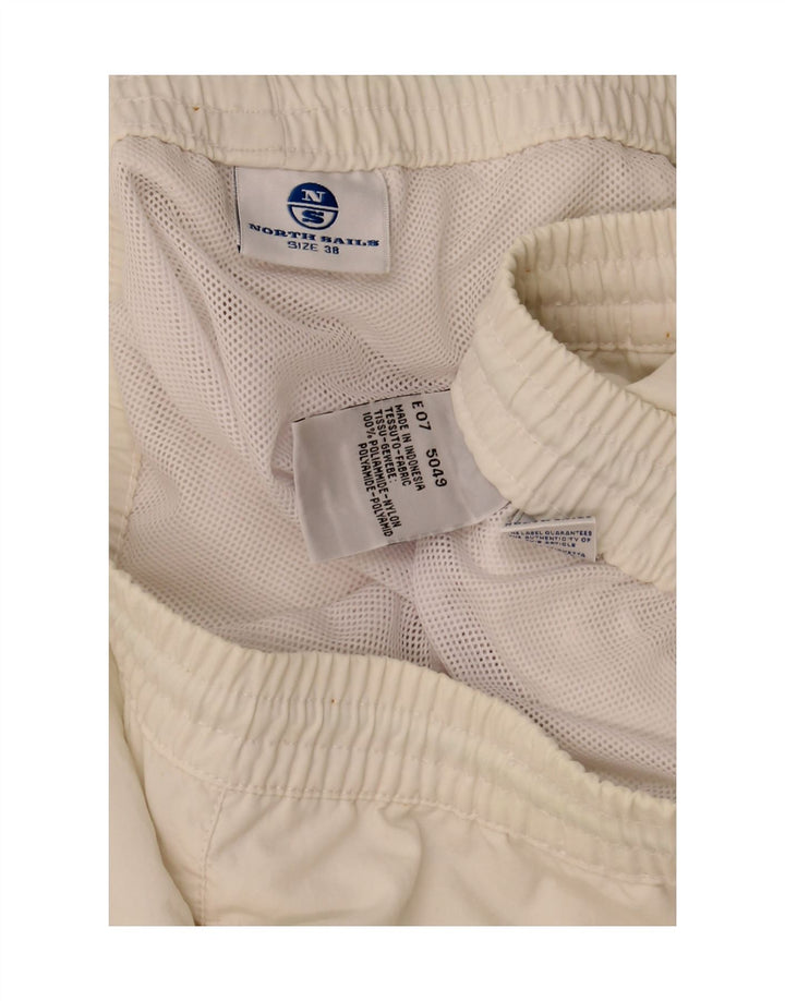 North Sails Herren-Badeshorts XL aus weißem Nylon