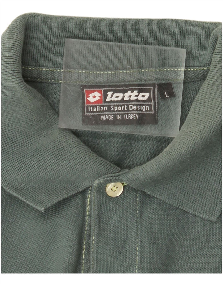 LOTTO Herren-Poloshirt, Größe L, Blau