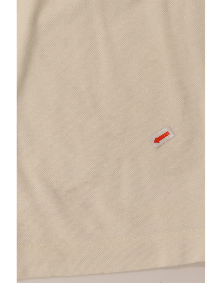 DIADORA Herren-Poloshirt, mittelgroß, cremefarbene Baumwolle