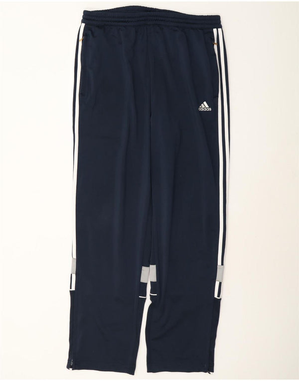 Adidas Herren-Trainingshose, UK-Größe 44/46, groß, Marineblau, Farbblock