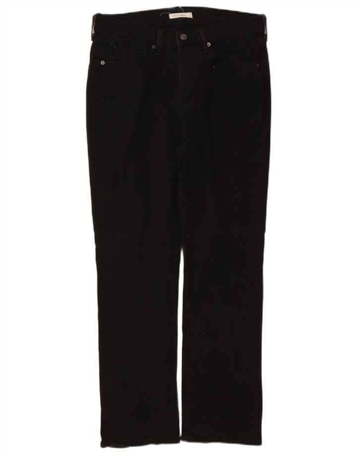Levi's Damen Classic Straight Jeans W31 L30 Schwarze Baumwolle