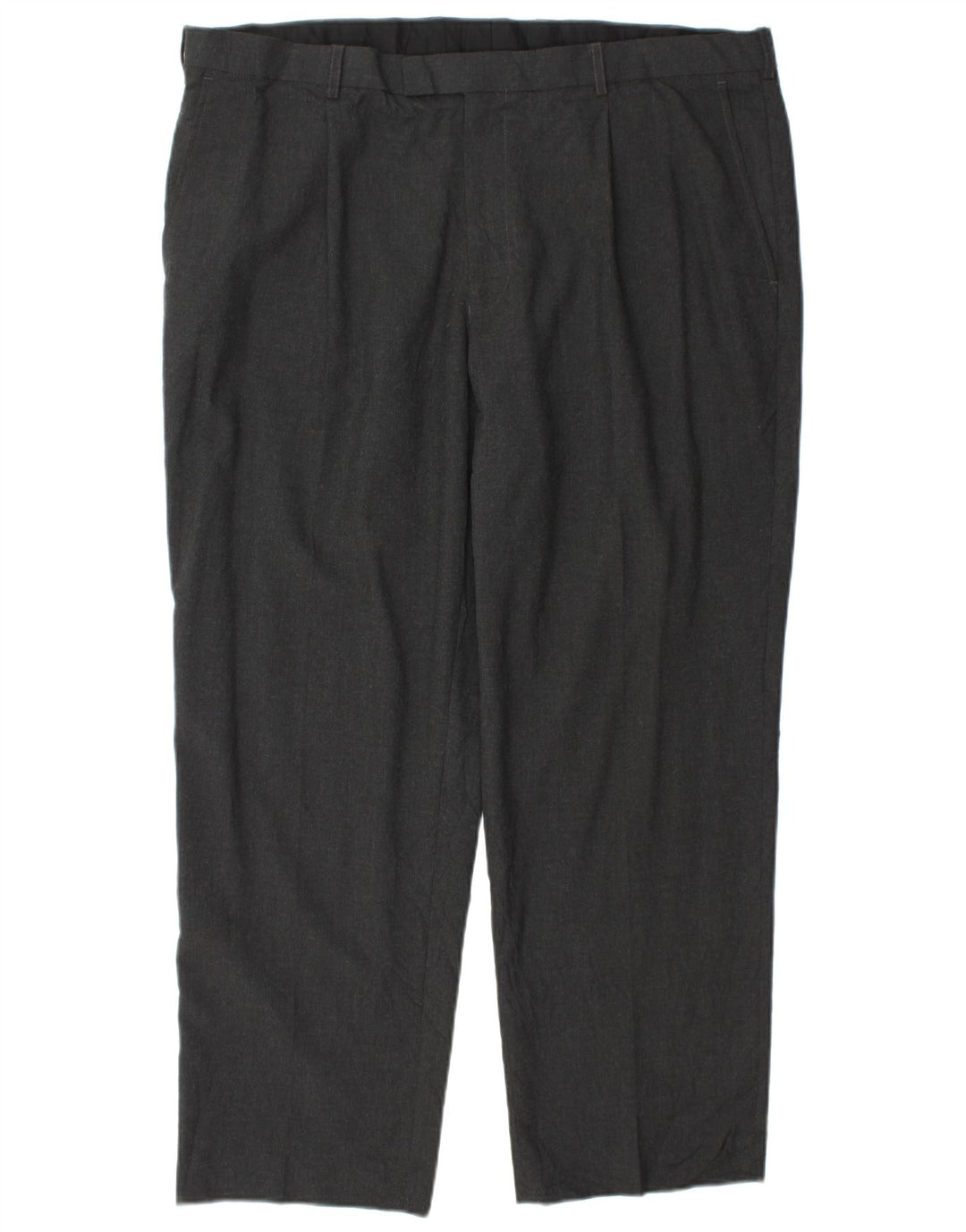 Marks & Spencer Herren-Anzughose, schmal zulaufend, W42, L29, Grau, Polyester