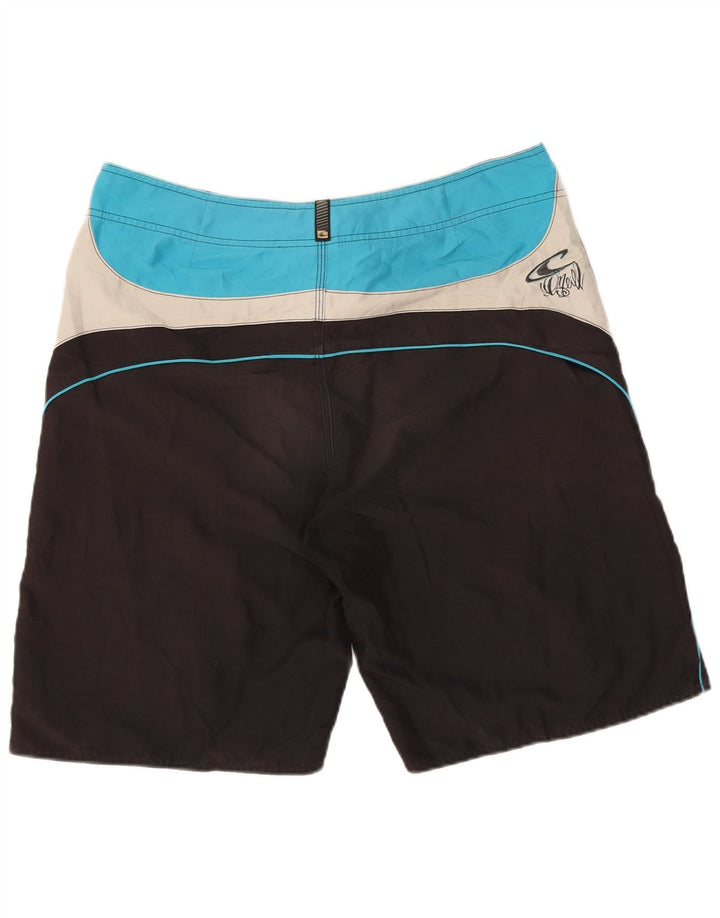 O'Neill Herren-Badeshorts mit Grafik, Größe L, Schwarz, Farbblock