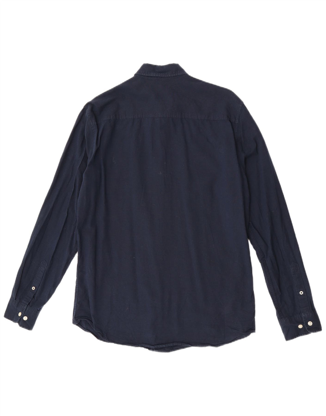 Jack & Jones Herren-Slim-Fit-Hemd aus mittelblauer Baumwolle