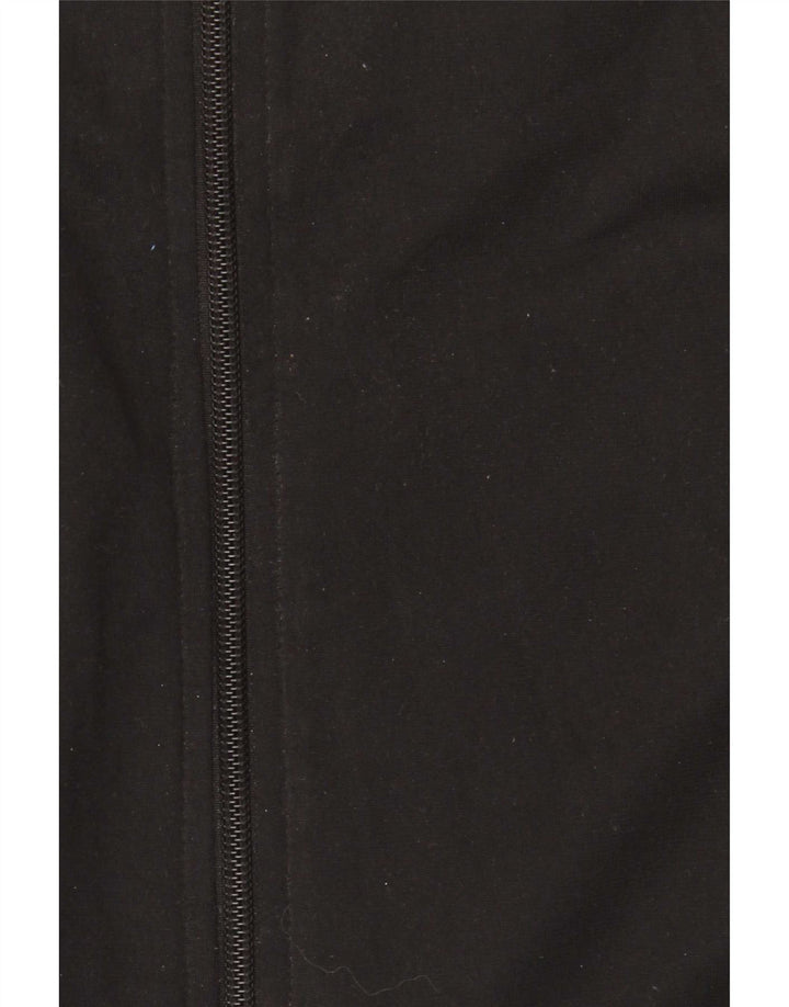 Adidas Herren-Trainingsanzug-Top-Jacke, großes schwarzes Polyester