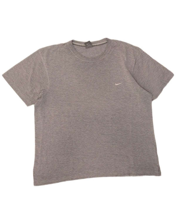 Nike Herren T-Shirt Top UK 45/47 XL Grau meliert