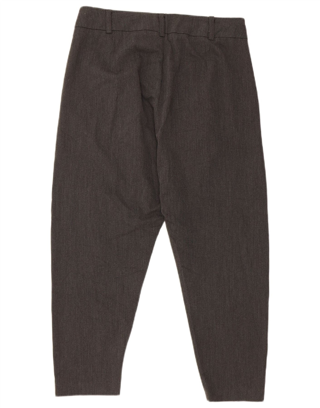 Zara Capri-Haremshose für Damen, Größe S, W26, L20, graue Viskose