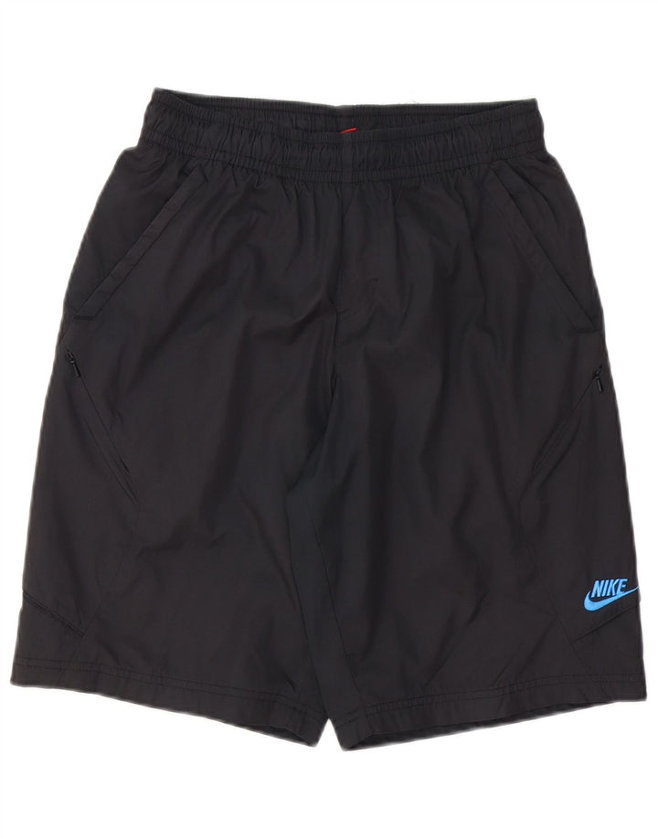 Nike Herren-Sportshorts, Größe S, Schwarz, Polyester
