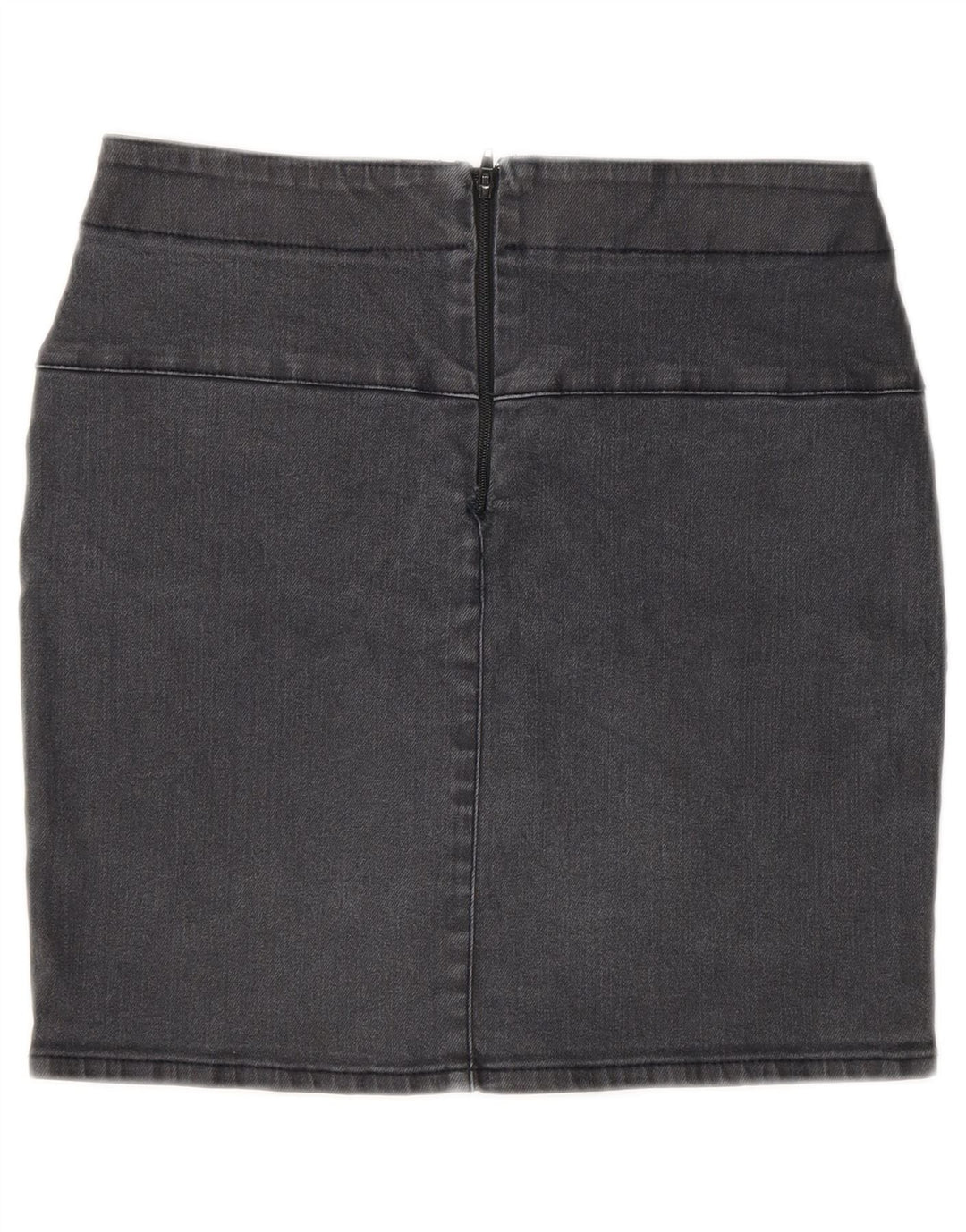 Zara Damen Mini-Jeansrock EU 36 XS W26 Grau