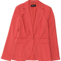 Marks & Spencer Damen-Blazer mit 1 Knopf, Gr. 8, Rosa, Polyester