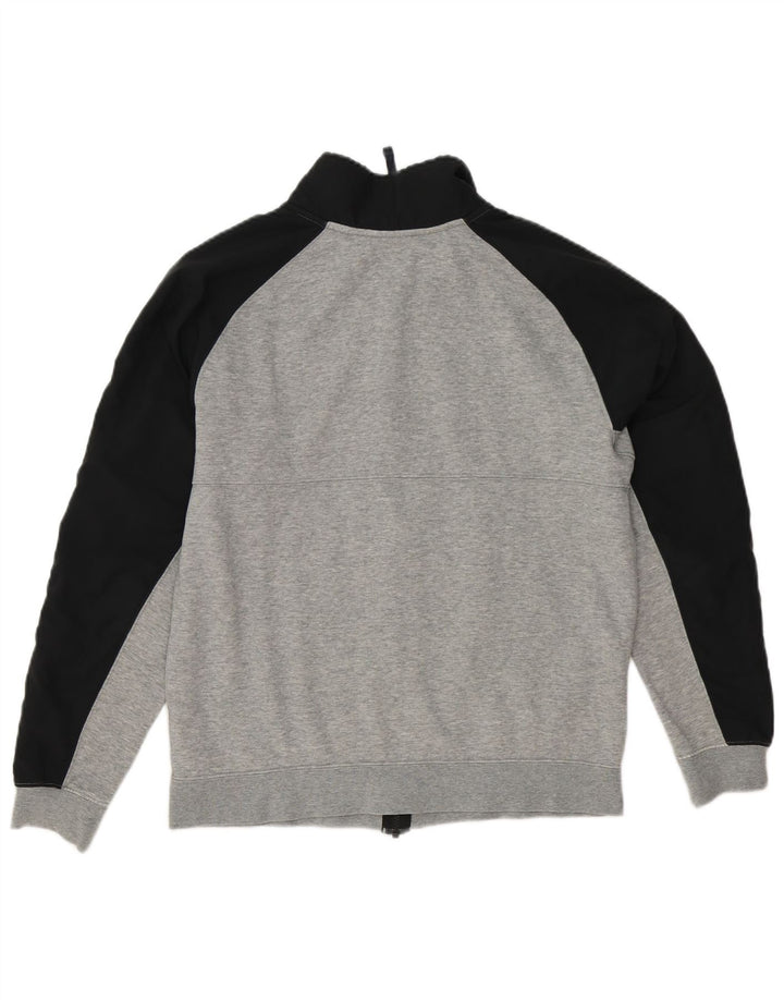 Nike Herren-Trainingsanzug-Oberteil, Jacke, Größe S, Grau, Colourblock-Baumwolle