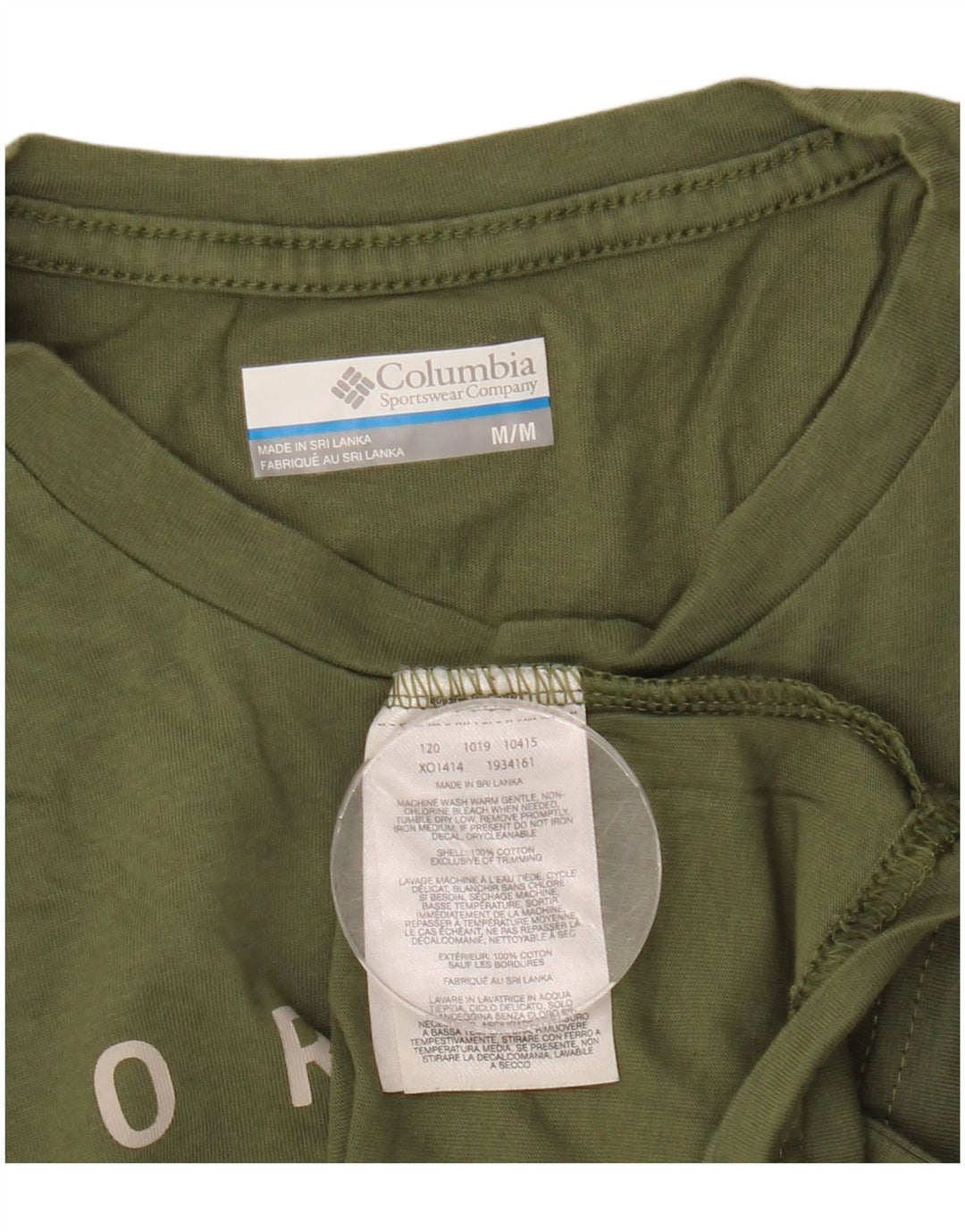 Columbia Herren-T-Shirt mit Grafik, mittlere Khaki-Baumwolle