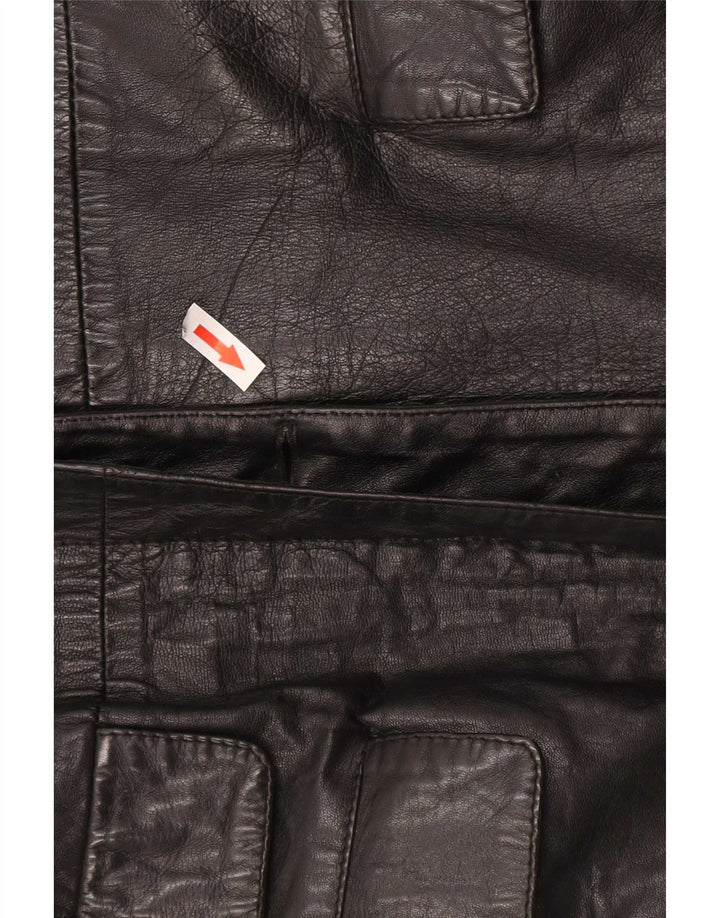Tenax Damen Ledermantel IT 46 Large Schwarz