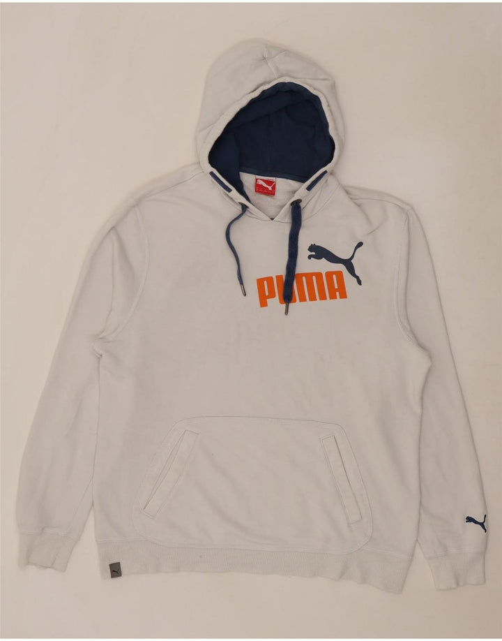 PUMA Herren Graphic Hoodie Pullover XL Weiß