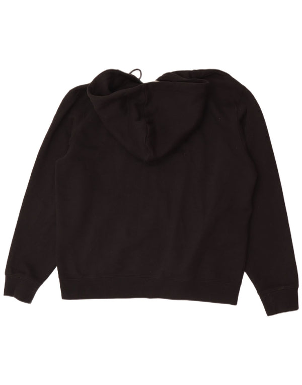 Replay Herren-Kapuzenpullover mit Reißverschluss, 2XL, schwarze Baumwolle
