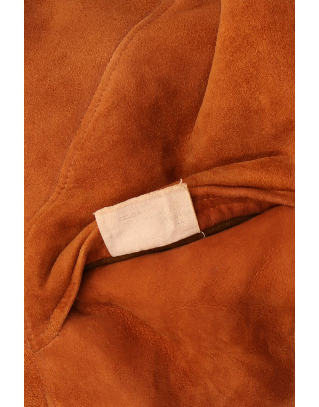 Vintage Damen Shearling Mantel IT 44 Medium Beige Shearling Classic