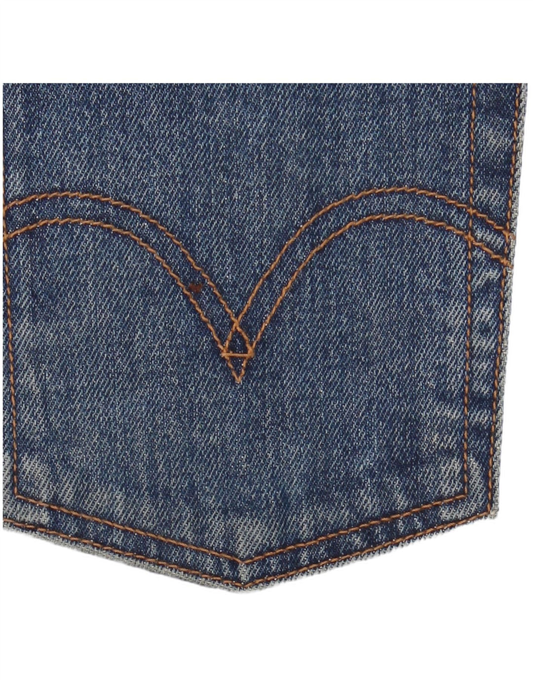 Levi's Damen Straight Jeans W27 L28 Blaue Baumwolle