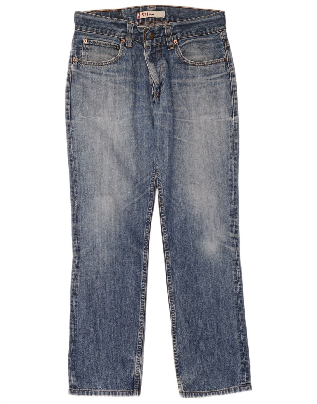 Levi's Herren 511 Slim Jeans W34 L34 Blaue Baumwolle