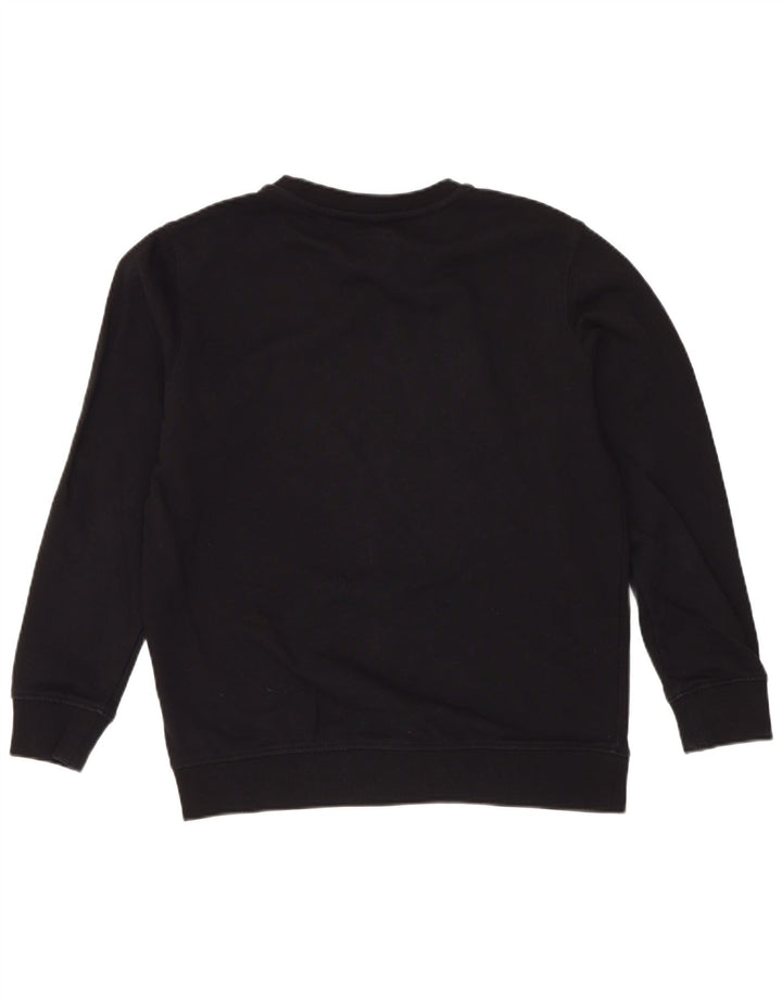 Vans Jungen-Sweatshirt mit Grafik, 8–9 Jahre, Größe S, schwarze Baumwolle