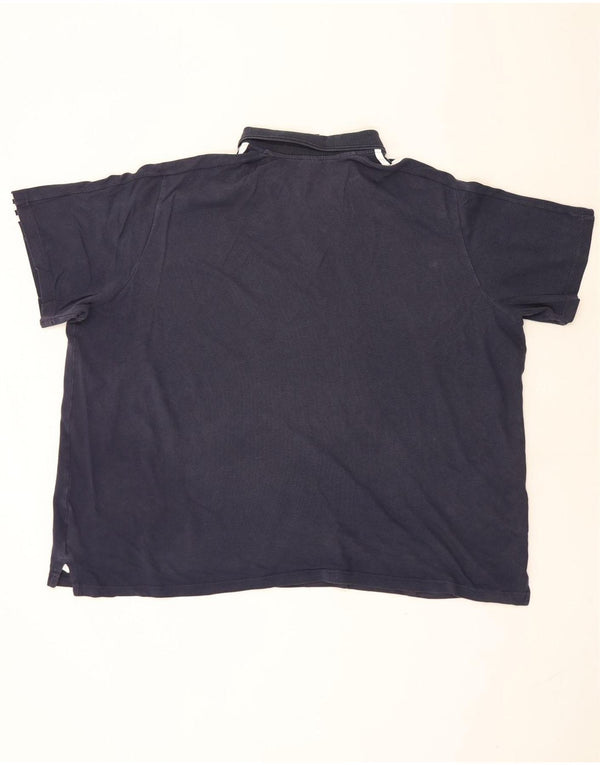Adidas Herren Poloshirt 3XL Marineblau Baumwolle
