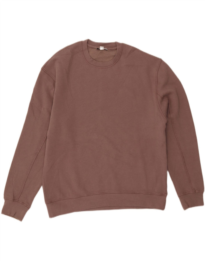 TOPSHOP Damen-Sweatshirt in Übergröße, Größe UK 14, mittelrosa, Baumwolle