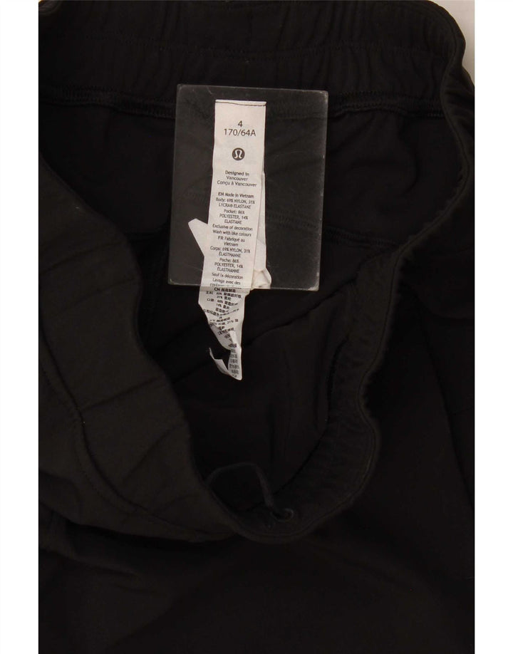 Lululemon Damen Slim Hose US 4 Small W26 L28 Schwarzes Nylon