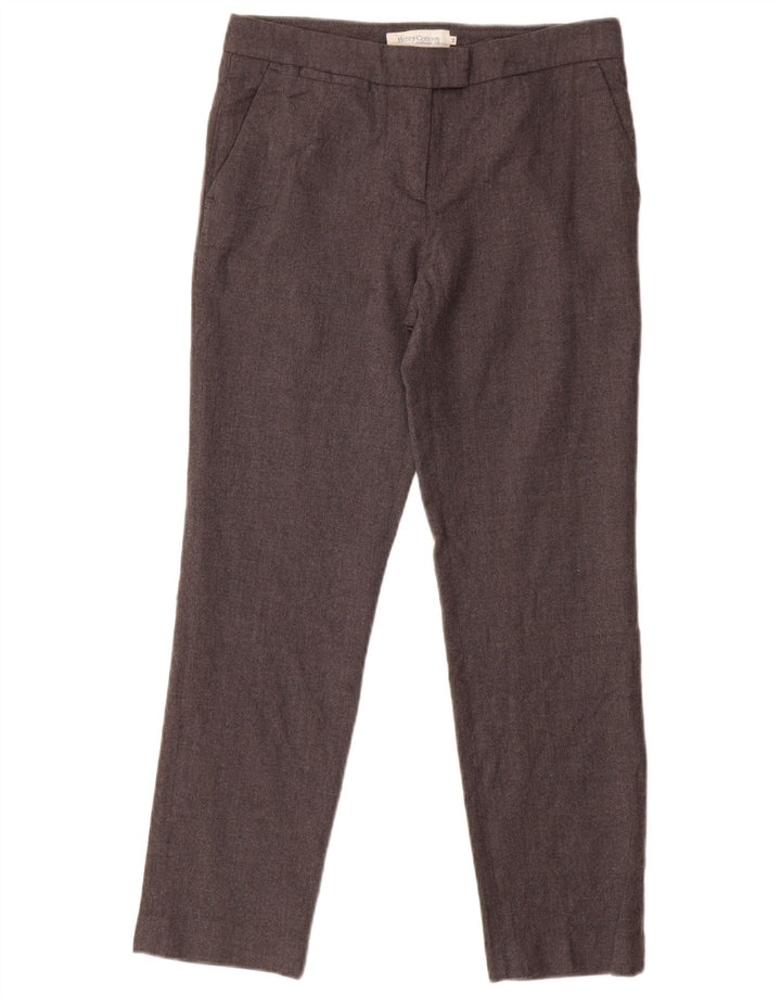 Henry Cottons Damen Slim-Anzughose IT 42 Medium W30 L26 Graue Wolle