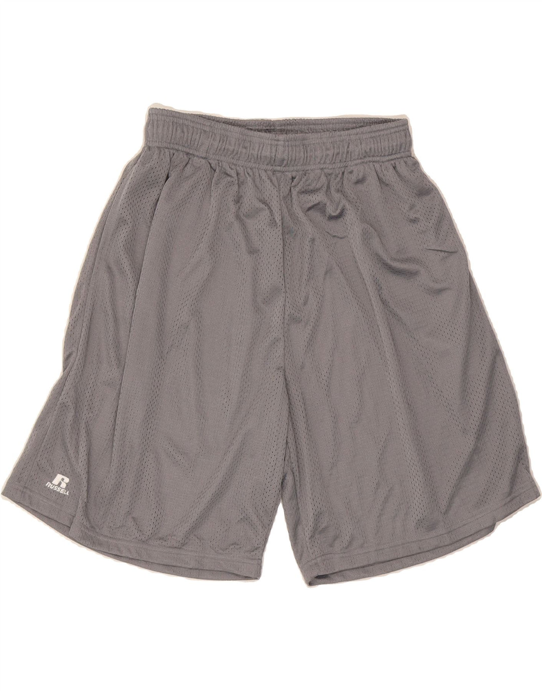 RUSSELL ATHLETIC Mens Sport Shorts Large  Grey Polyester Vintage Russell Athletic and Second-Hand Russell Athletic from Messina Hembry 