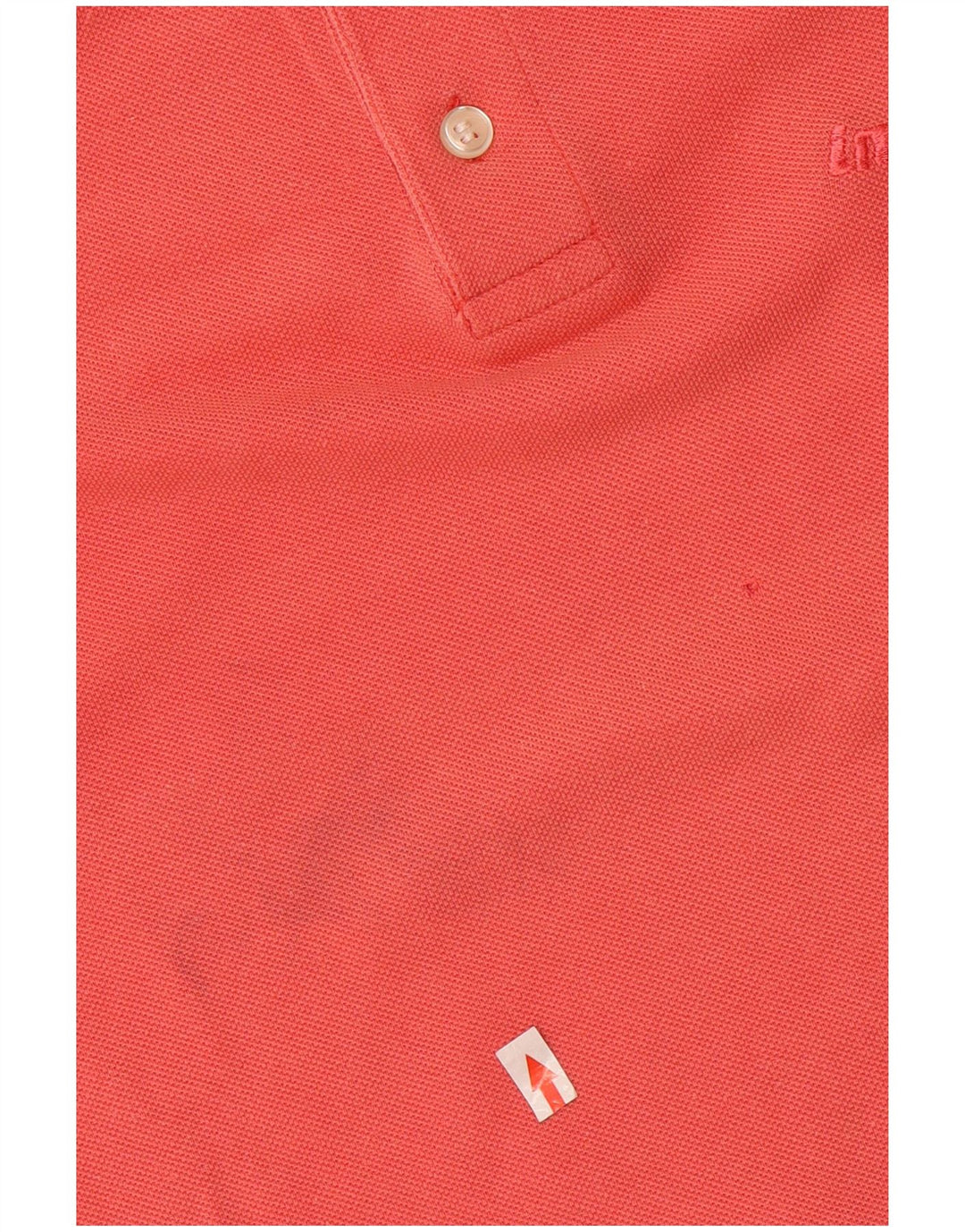 Invicta Herren-Langarm-Poloshirt, große rote Baumwolle