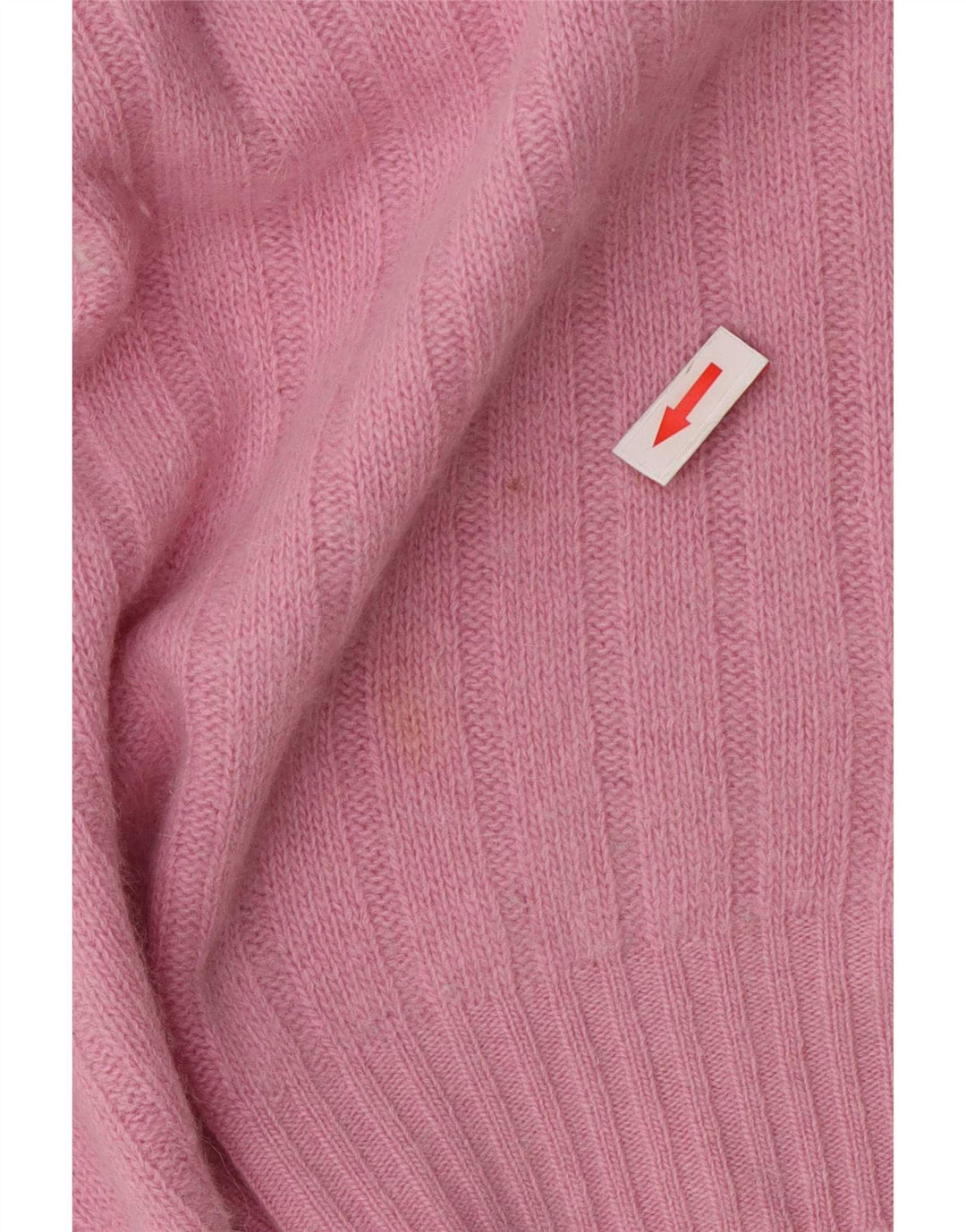 Vintage Damen Rollkragenpullover Pullover UK 14 Mittelrosa