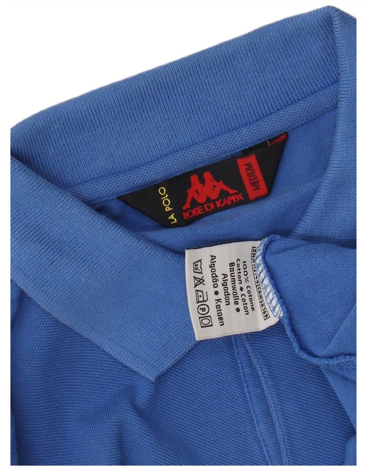KAPPA Herren Poloshirt mittelblaue Baumwolle