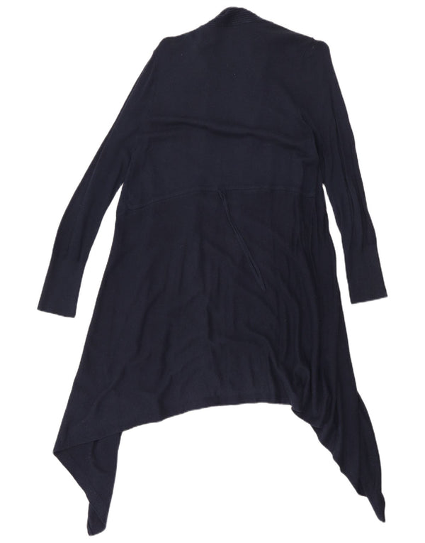 Marks & Spencer Damen Longline Open Cardigan Pullover UK 16 Large Marineblau