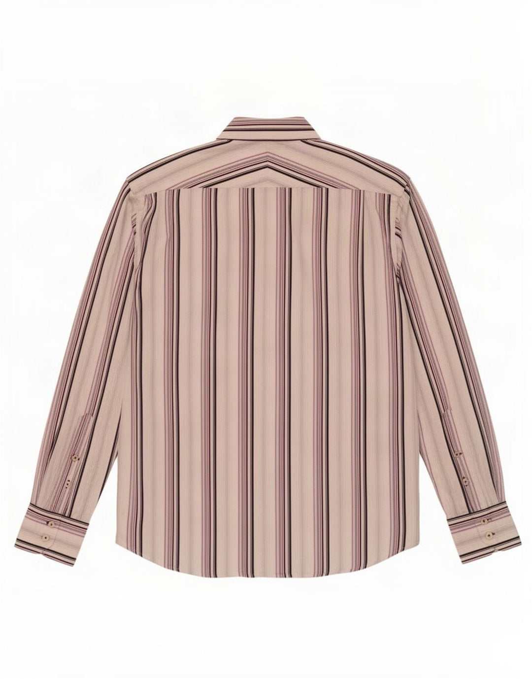 Ben Sherman Herrenhemd aus mittelweißer, gestreifter Baumwolle