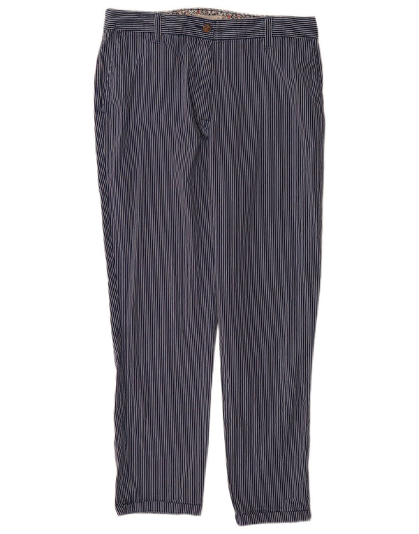 Marks & Spencer Damen Chinohose UK 12 M W30 L29 Marineblau