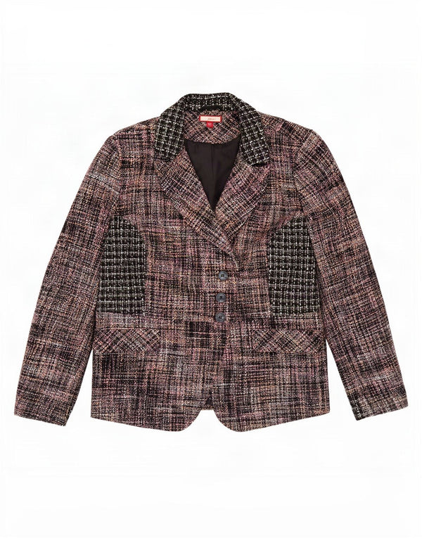 Joe Browns Damen-Blazer mit 3 Knöpfen, Gr. 20, 2XL, mehrfarbig kariert