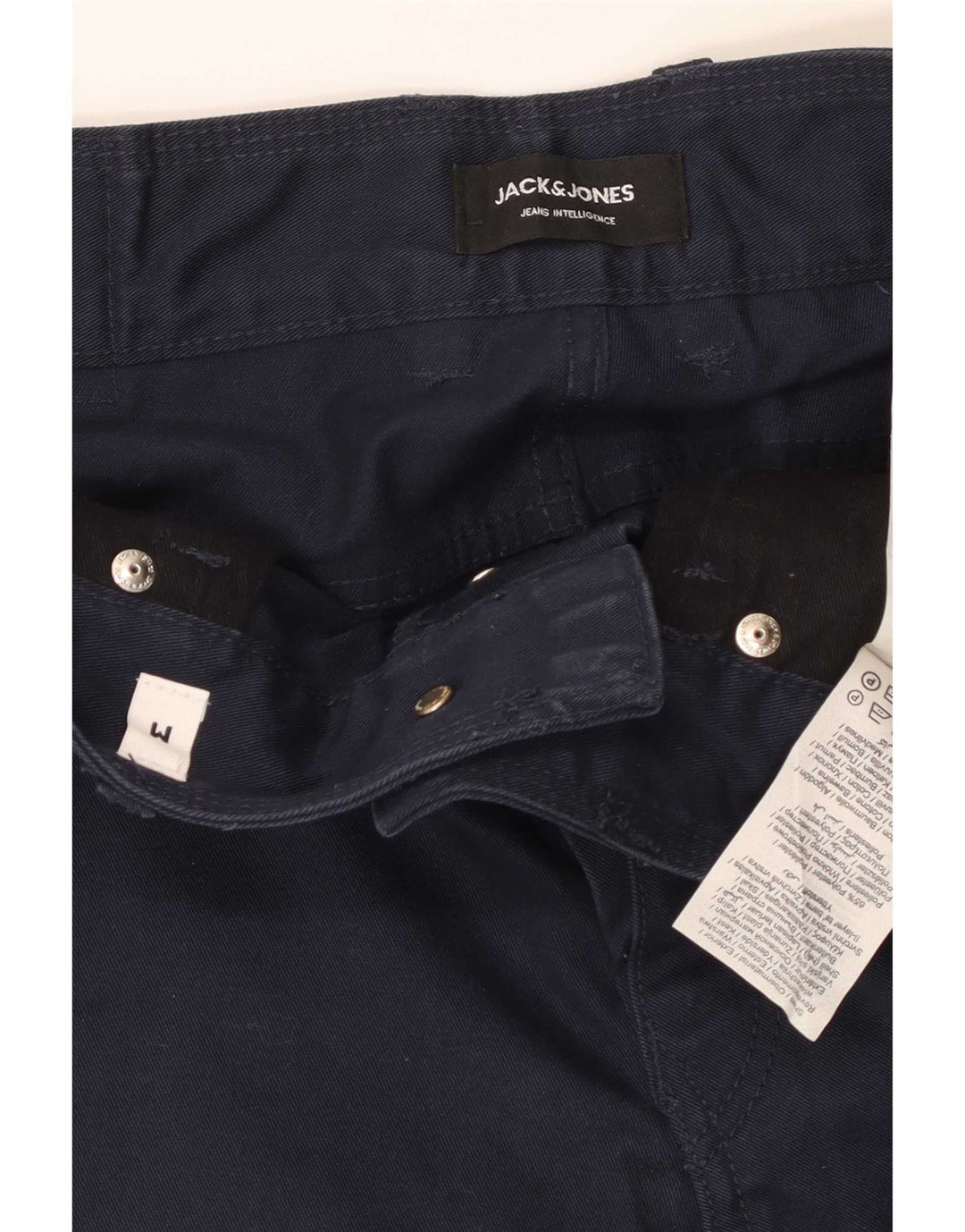 Jack & Jones Herren Chino Shorts Medium W34 Marineblau Polyester