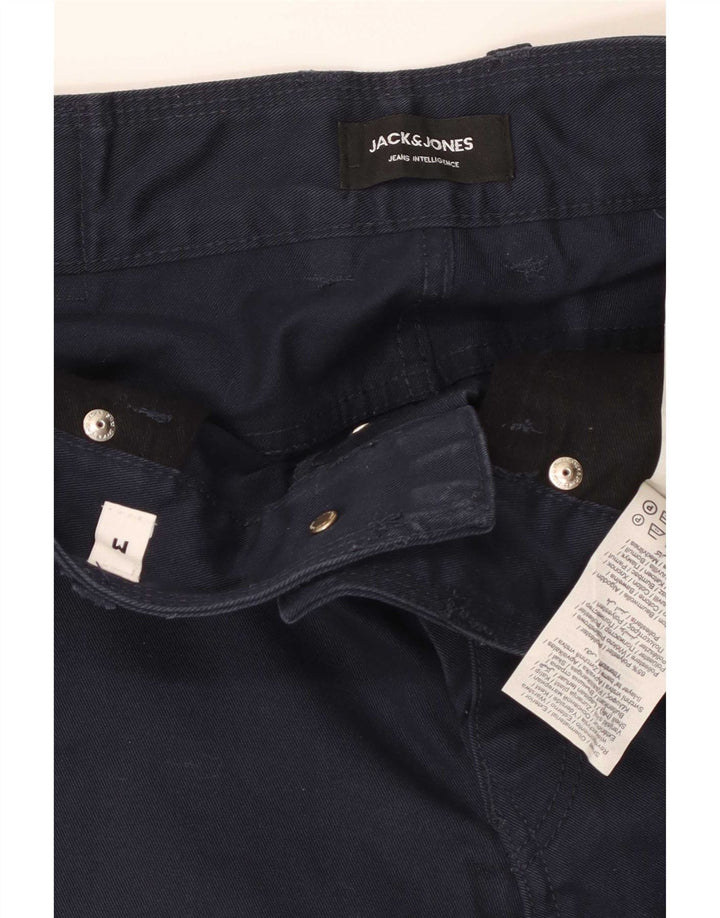 Jack & Jones Herren Chino Shorts Medium W34 Marineblau Polyester