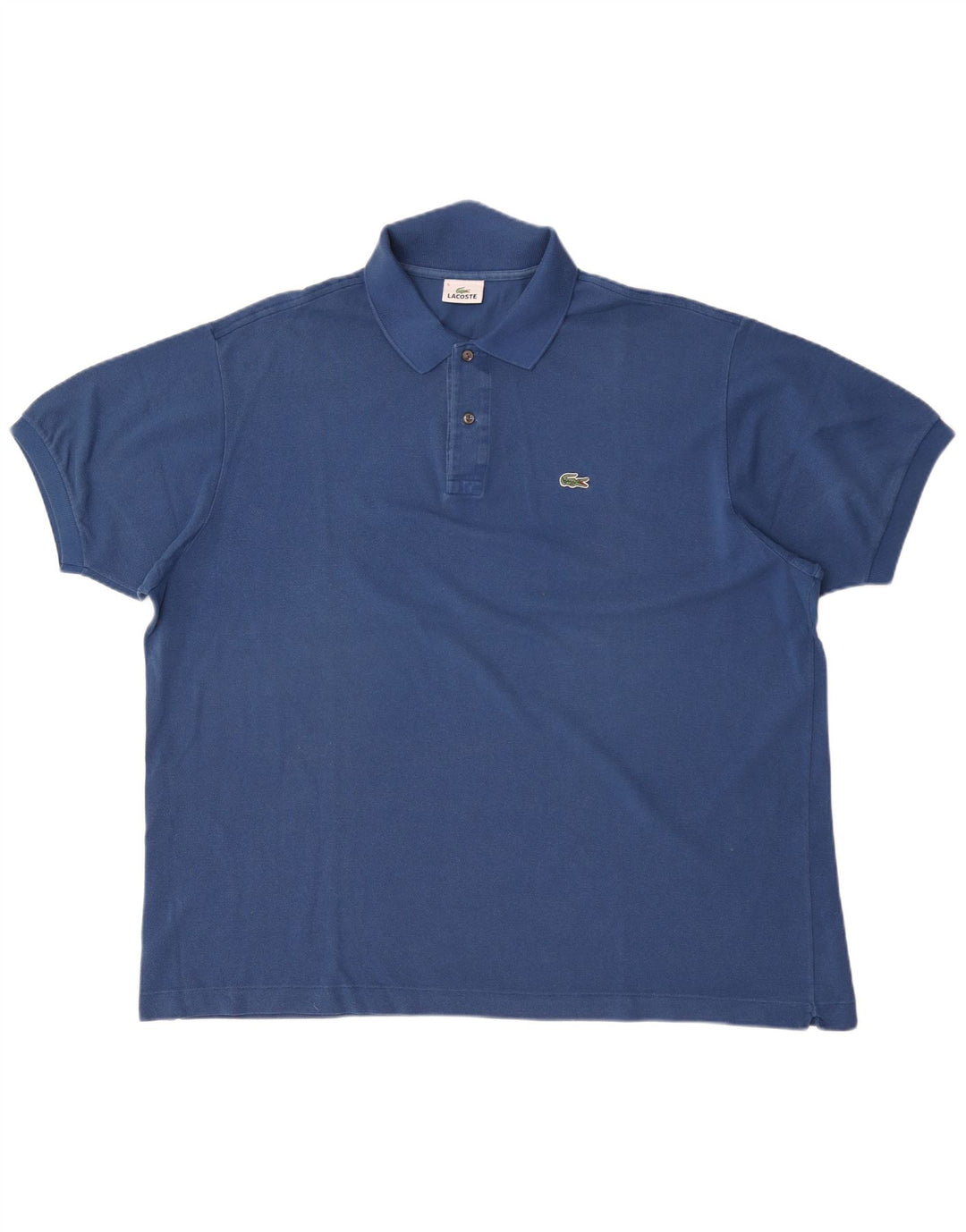 Lacoste Herren Poloshirt Größe 9 4XL Blaue Baumwolle