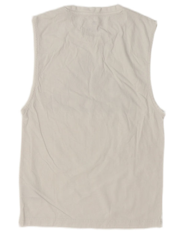 Adidas Herren Graphic Vest Top XS Weiße Baumwolle