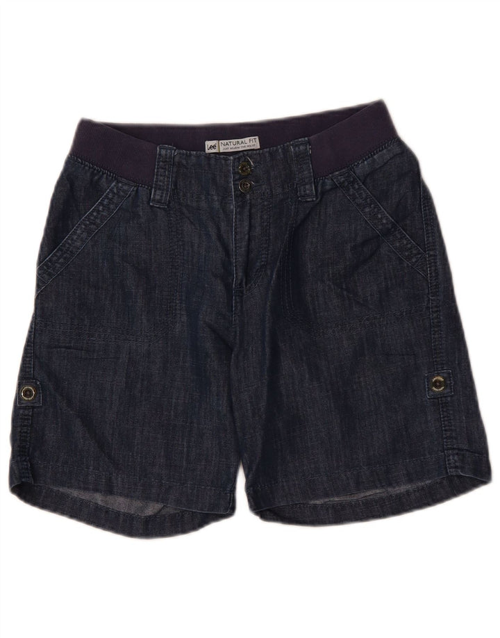 LEE Damen-Chinoshorts mit natürlicher Passform, W28, mittelmarineblaue Baumwolle