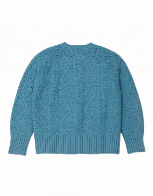 Marks & Spencer Damen Autograph Pullover mit Rundhalsausschnitt, UK 18, XL, Blau