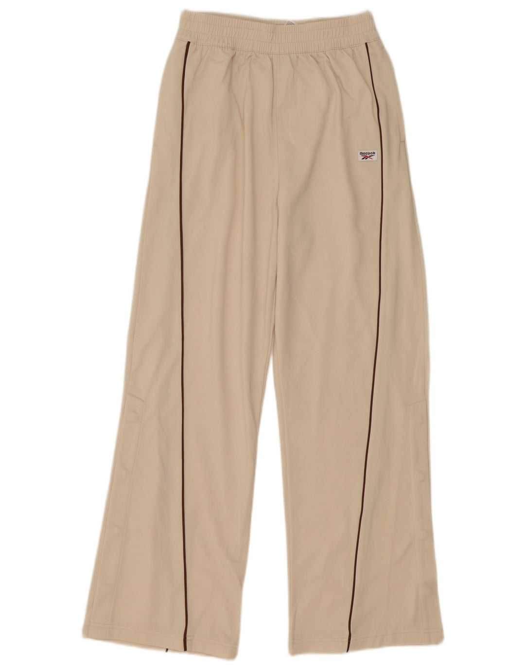 Reebok Herren-Trainingshose, mittelgroß, cremefarbenes Polyester