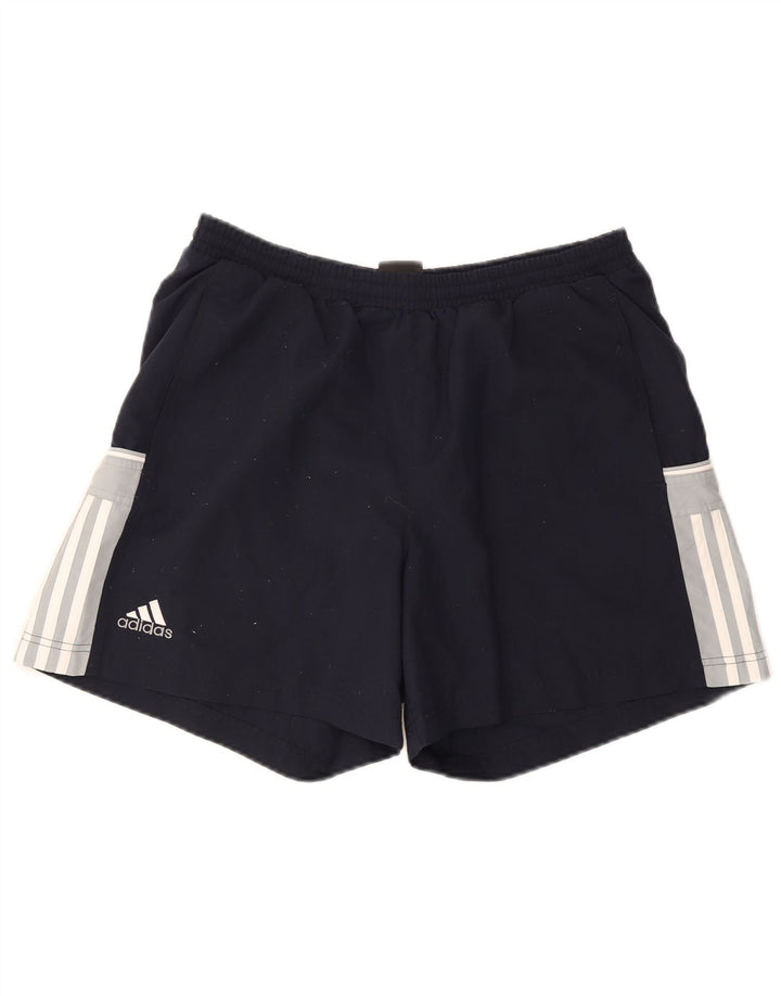 Adidas Herren Sportshorts Medium Marineblau Colourblock Polyester