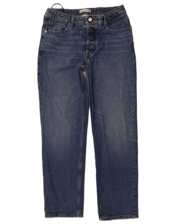 TOMMY HILFIGER Mädchen-Jeans mit klassischer Passform, gerade Passform, 15–16 Jahre, W29, L28, Blau