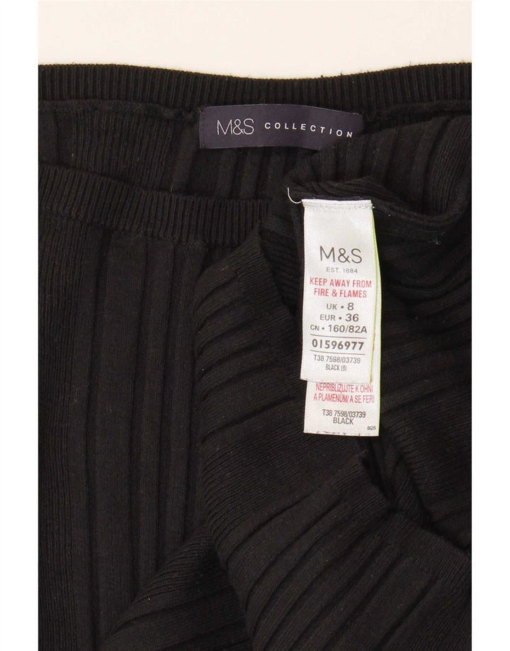 Schulterfreies Top für Damen von Marks & Spencer, Gr. 8, Schwarz, Viskose
